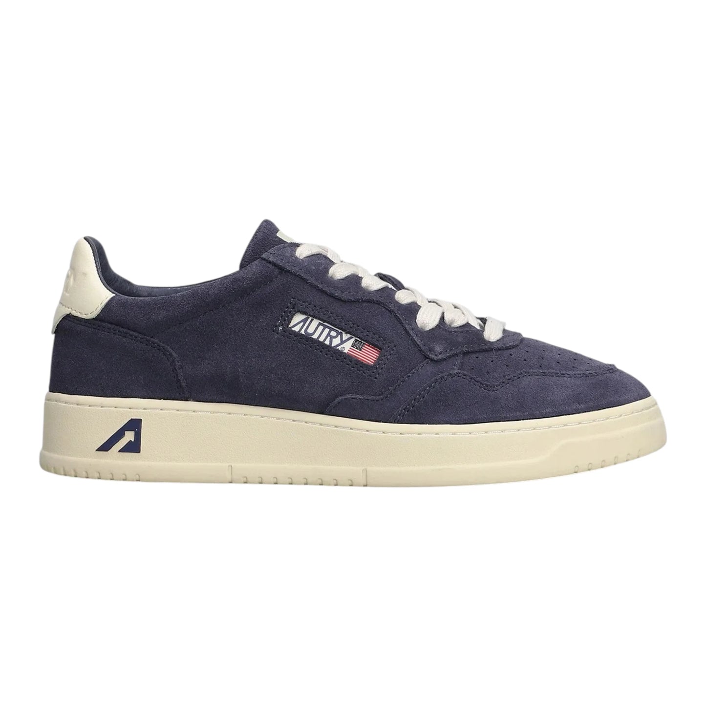 Autry SNEAKERS MEDALIST LOW IN CAMOSCIO BLU AULM UH11