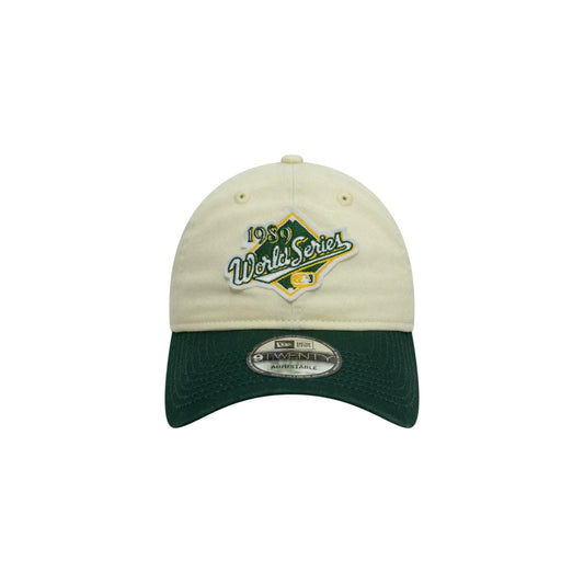 New Era cappellino Oakland Athletics ADJUSTABLE  9TWENTY Beige/Verde