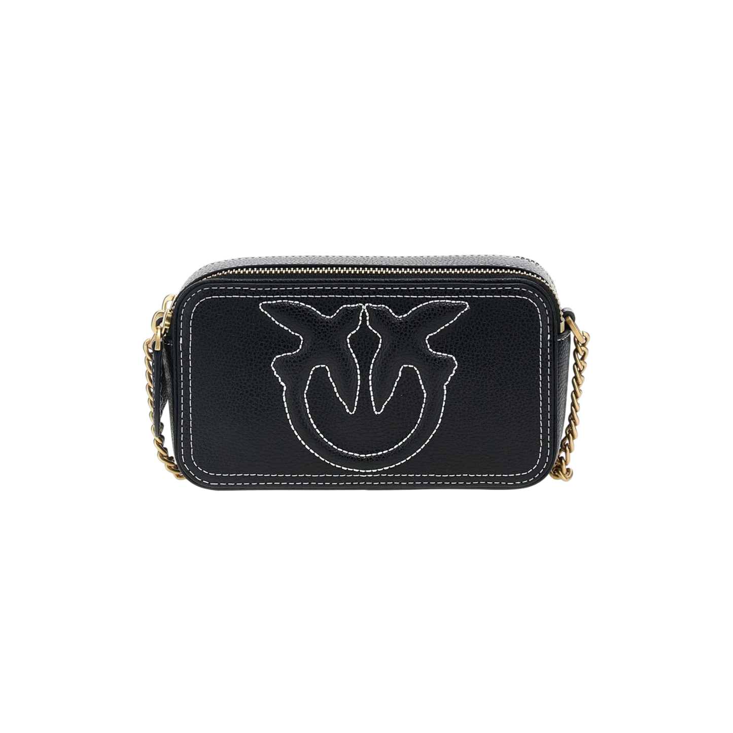 Pinko Piccola borsa a tracolla con logo Love Birds in rilievo