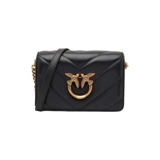 Pinko love click mini sheep nappa big chevron